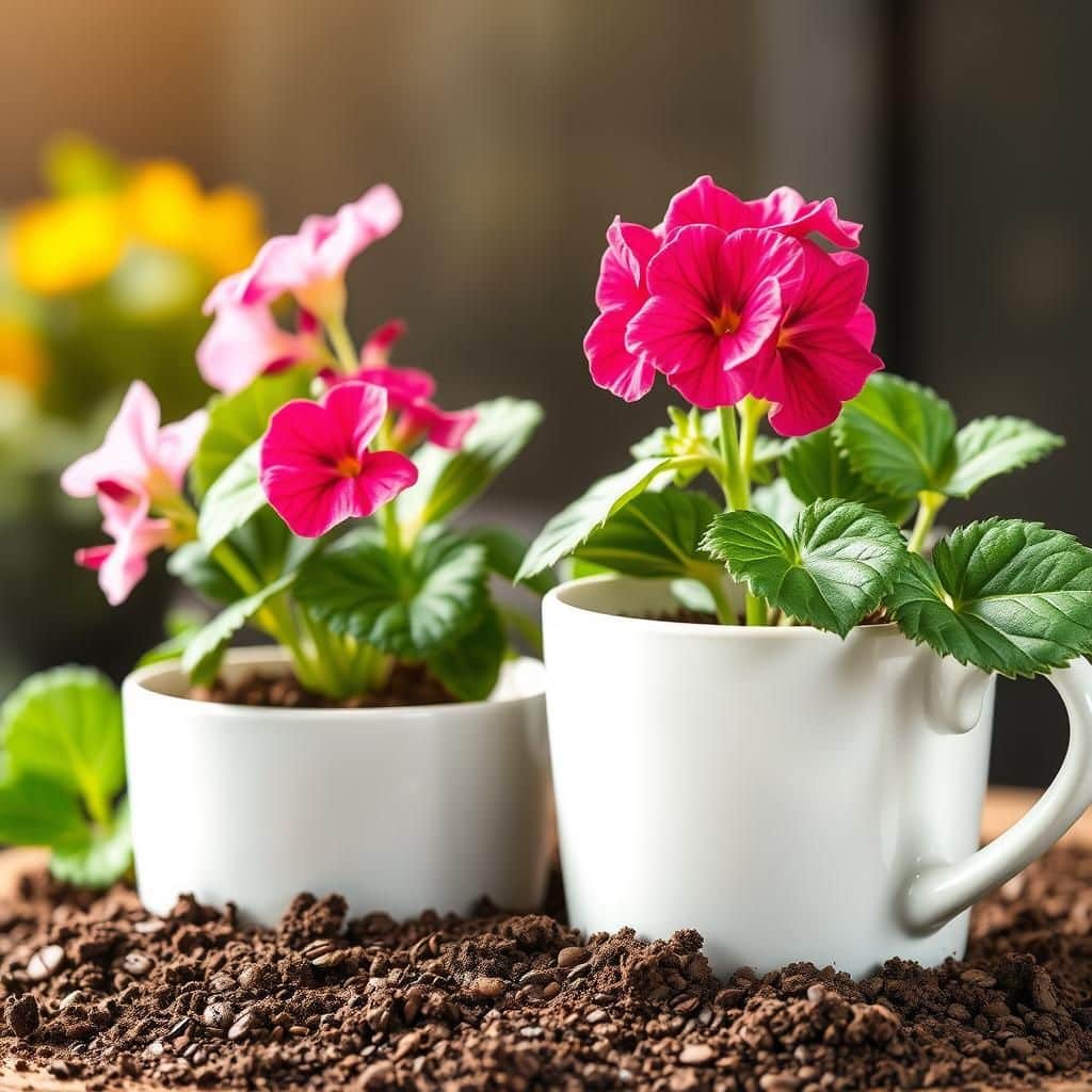 do coffee grounds help geraniums discover the benefits for your plants