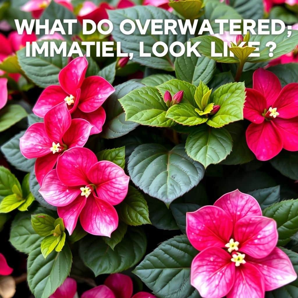what do overwatered impatiens look like signs symptoms and solutions