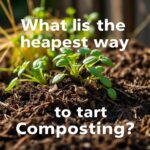 What is the cheapest way to start composting? A Complete Guide to Affordable Composting Solutions