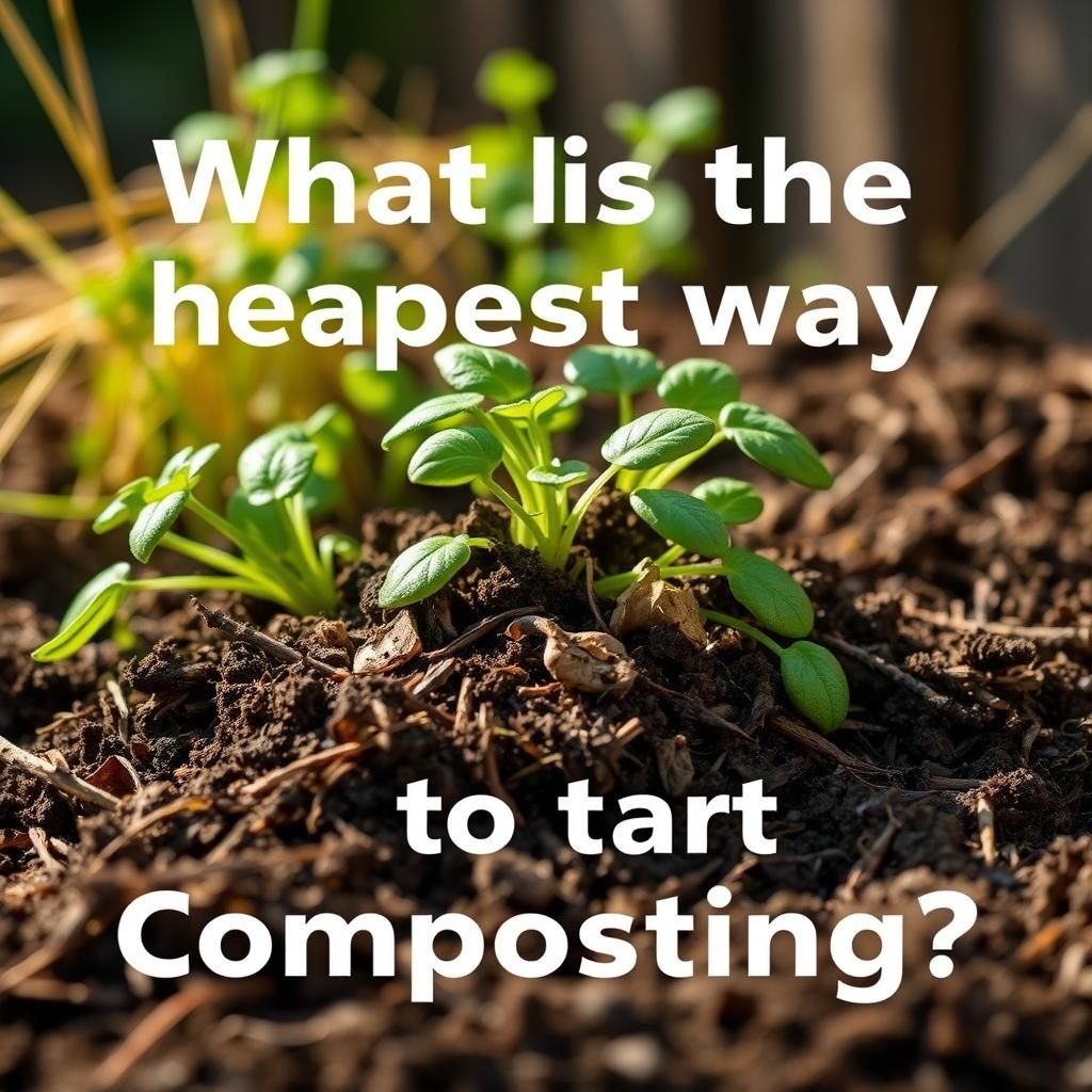 what is the cheapest way to start composting a complete guide to affordable composting solutions